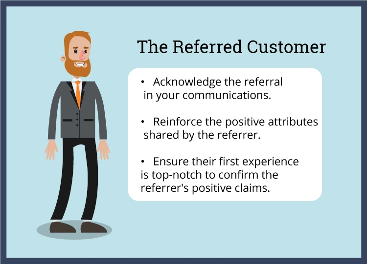 the referred customer