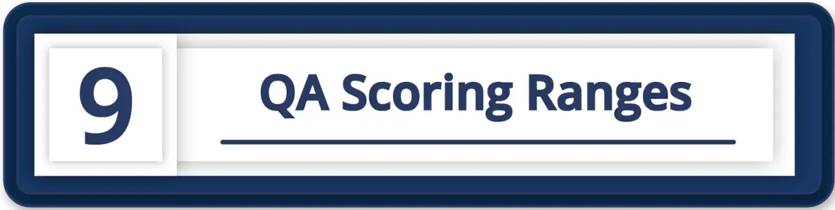 QA Scoring Ranges Icon