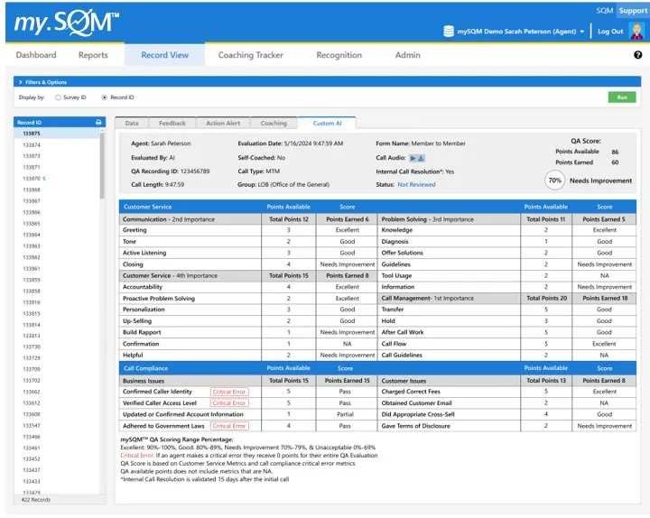 personalized agent dashboard